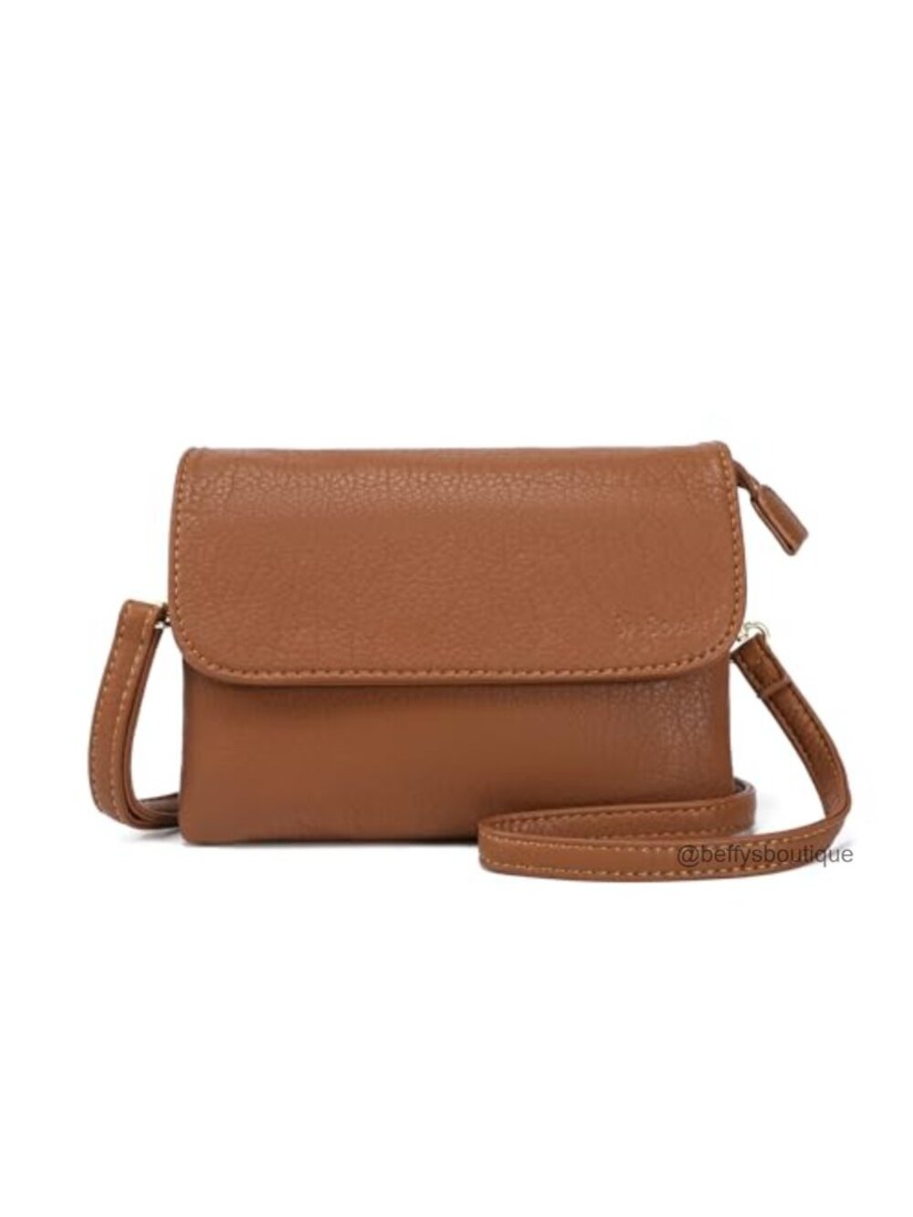 RFID Small Crossbody Bag Vegan Leather Mini Phone Purse Adjustable Strap
